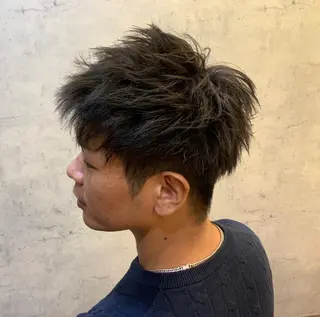 ショート カラー メンズ sachina （サチナ）のヘアスタイル