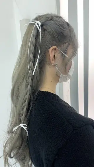 ヘアアレンジ ❄️透明感カラー❄️ メンズ✂️TOWAのヘアスタイル