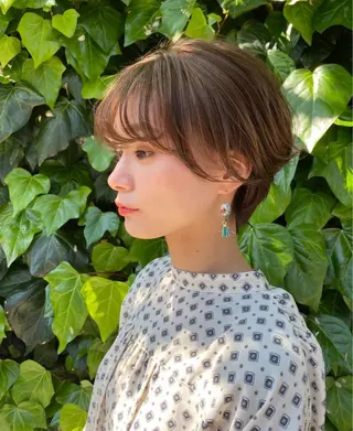 ショート 表参道/透明感カラー /髪質改善/駿太のヘアスタイル