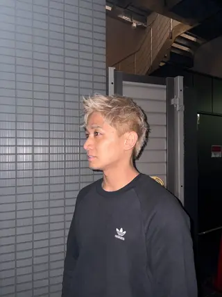 ショート カラー メンズ 鈴木 静のヘアスタイル