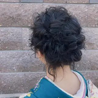 ショート ヘアアレンジ 心斎橋/ヘアセット MASAKIのヘアスタイル