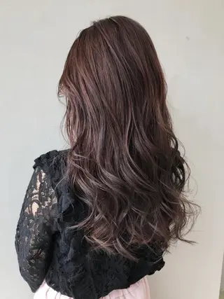 セミロング カラー ヘアアレンジ パーマ ITbyALBUM 浦和店のヘアスタイル