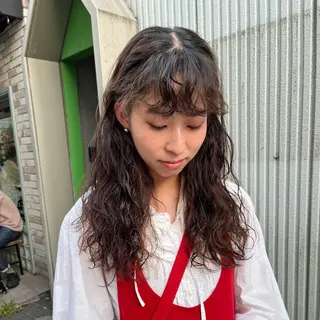 ロング パーマ ハードパーマ Rico💜のヘアスタイル