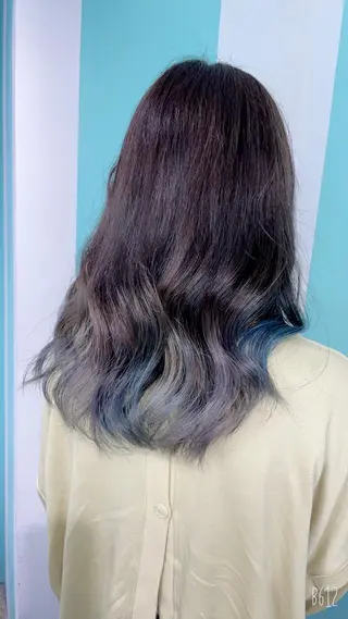 ロング 原 千景のヘアスタイル