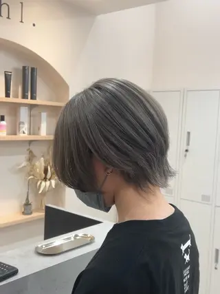 ショート カラー 透明感/ダブルカラー /🌸ERI🌸のヘアスタイル