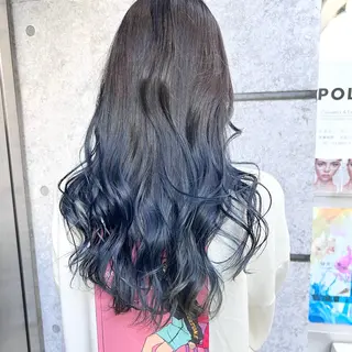 ロング カラー 癖毛救済✂️ボブ /髪質改善ストレートのヘアスタイル