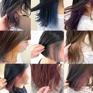 ミディアム 中川 茜里のヘアスタイル