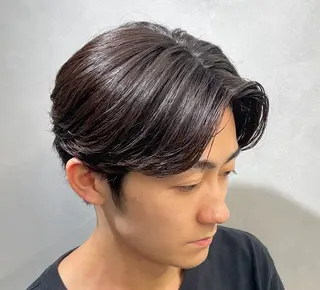 ミディアム パーマ ヘアアレンジ メンズ fifth 石川 凪のヘアスタイル