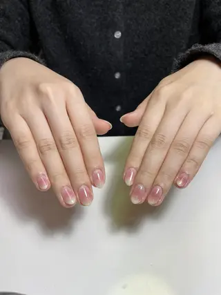 ネイル By moonネイル 🌷ワンホン/韓国風のネイルデザイン