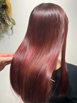 ロング カラー 🌕酸性縮毛矯正 高野竜🌕のヘアスタイル