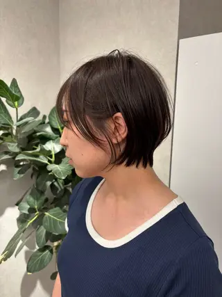 ショート 結べるレイヤーカット /カラー/あさかのヘアスタイル