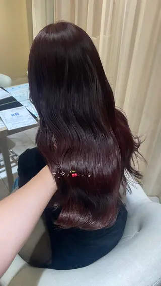 ロング マホ/日吉/髪質改善 /レイヤー/ガーリーのヘアスタイル