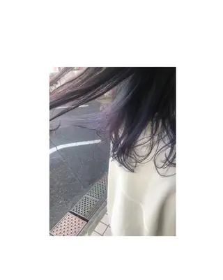 ロング カラー あらい なつみのヘアスタイル