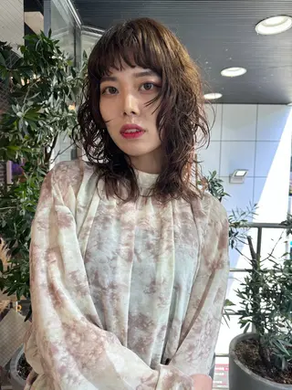 パーマ カットパーマ 🌀あさみのヘアスタイル