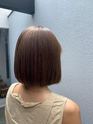 ショート カラー 久田 知奈梨のヘアスタイル