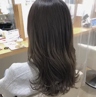 セミロング カラー 髪質改善とカラー特化 ✨Hito.nowaのヘアスタイル