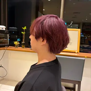 カラー 森田 玲央のヘアスタイル