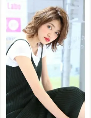 ミディアム 🇰🇷韓国風艶髪✨ 髪質改善 倉岡しおんのヘアスタイル