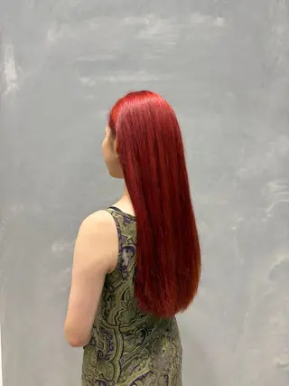 ロング カラー newi大分/ 磯部栞里／艶感カラーのヘアスタイル