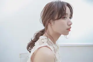 セミロング カラー パーマ ヘアアレンジ メンズ キッズ ネイル マツエク・マツパ EnBlesS西宮 マンツーマン神道有基のヘアスタイル