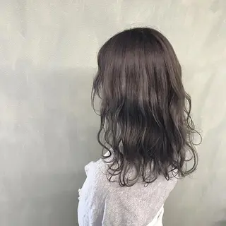 セミロング カラー パーマ ヘアアレンジ メンズ キッズ kobayashi $hogoのヘアスタイル