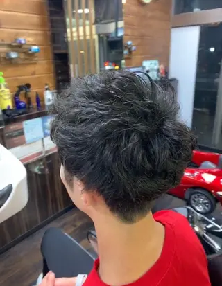 ショート メンズ 高橋 流耀のヘアスタイル