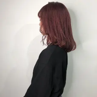 ミディアム カラー 髪質改善サロン🫧 戎谷栞菜のヘアスタイル