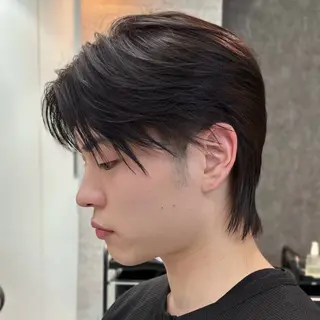 メンズ 新宿/韓国レイヤー/ 顔まわり/メンズヘアのヘアスタイル