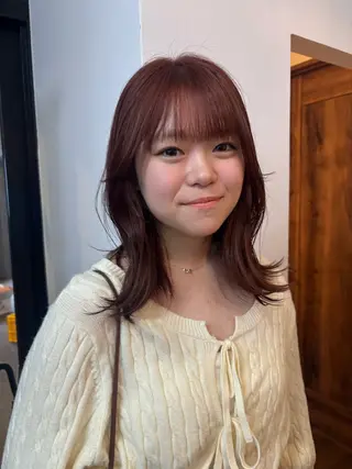 ミディアム ウシロダ メグミ ／ボブ／透明感カラーのヘアスタイル