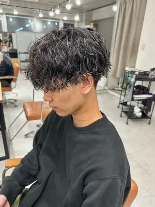 ショート パーマ メンズ メンズ似合わせ🪞 kotoriのヘアスタイル
