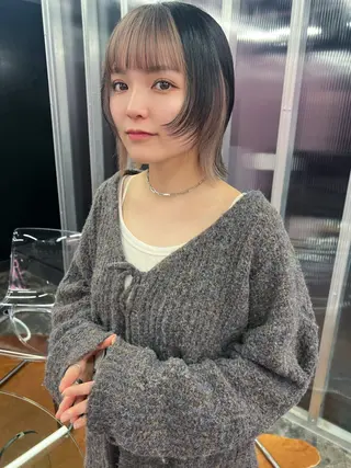 ショート KIJI所属・haruka /透明感カラーのヘアスタイル