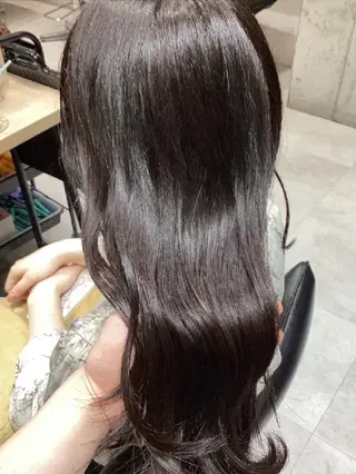 セミロング カラー ヘアアレンジ/柔らか 艶カラー/AKARIのヘアスタイル