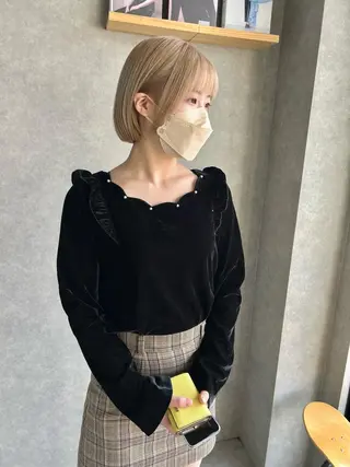 ショート カラー 一ノ瀬 暁のヘアスタイル