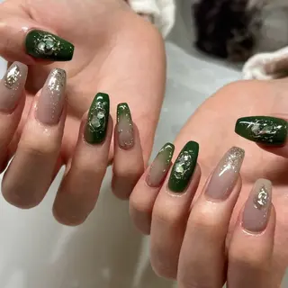 ネイル nakae🐈‍⬛ ／A&A蕨のネイルデザイン