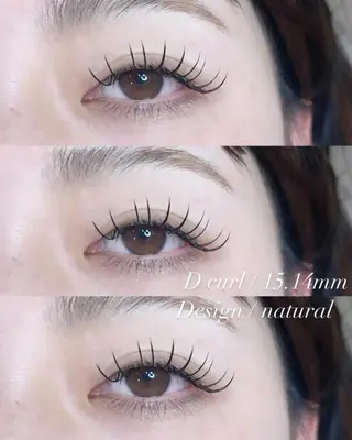 マツエク・マツパ Lumi lash by tiaのマツエク・マツパデザイン