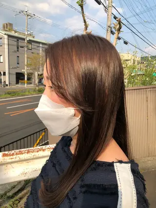 ロング カラー 中村 魁登のヘアスタイル