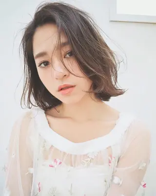 ミディアム カラー パーマ ヘアアレンジ メンズ キッズ ネイル マツエク・マツパ EnBlesS西宮 マンツーマン神道有基のヘアスタイル
