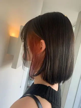 ミディアム おせ ちさとのヘアスタイル