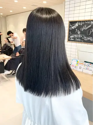 ロング カラー フェザー/ニュアンス パーマ/ryutoのヘアスタイル