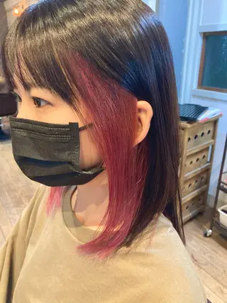 ミディアム タカツド ユウキのヘアスタイル
