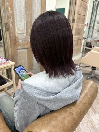 カラー 菊地 映香のヘアスタイル
