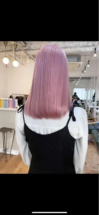 ミディアム 水原　悠吾 ELISS　ブリーチのヘアスタイル