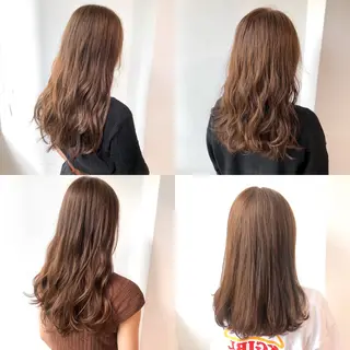 カラー 💖ブリーチなし透明 感💖ASAHIのヘアスタイル