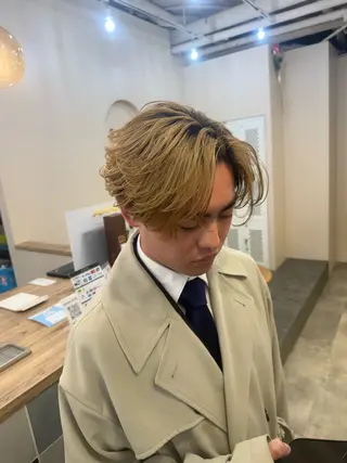 メンズ ブリーチモデル募集/ メンズカット✨藤野のヘアスタイル