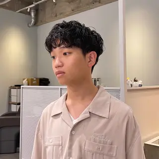 パーマ メンズ いまかわ ゆなのヘアスタイル