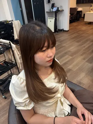 ロング BELSTA 遠藤亜実のヘアスタイル