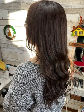 ロング カラー 大坪 拓斗のヘアスタイル