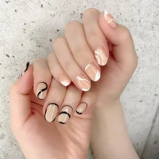 ミディアム カラー パーマ ヘアアレンジ メンズ キッズ ネイル マツエク・マツパ アイブロウ Salon Ｋのネイルデザイン