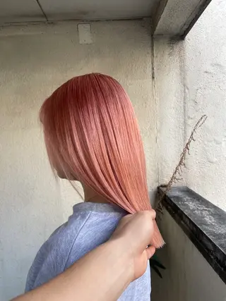 ミディアム ブリーチ/ゆうと /ハイトーンのヘアスタイル