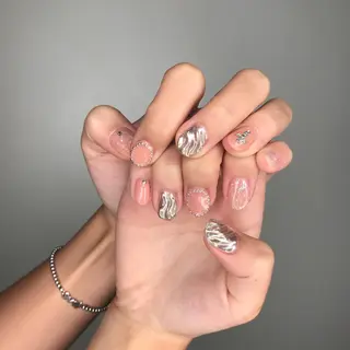 ネイル 【淡色color/ nail】maikoのネイルデザイン